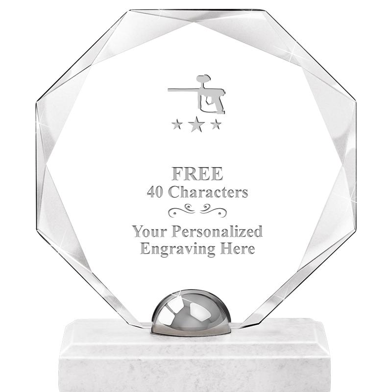 8.25" TURIN OCTAGON CRYSTAL