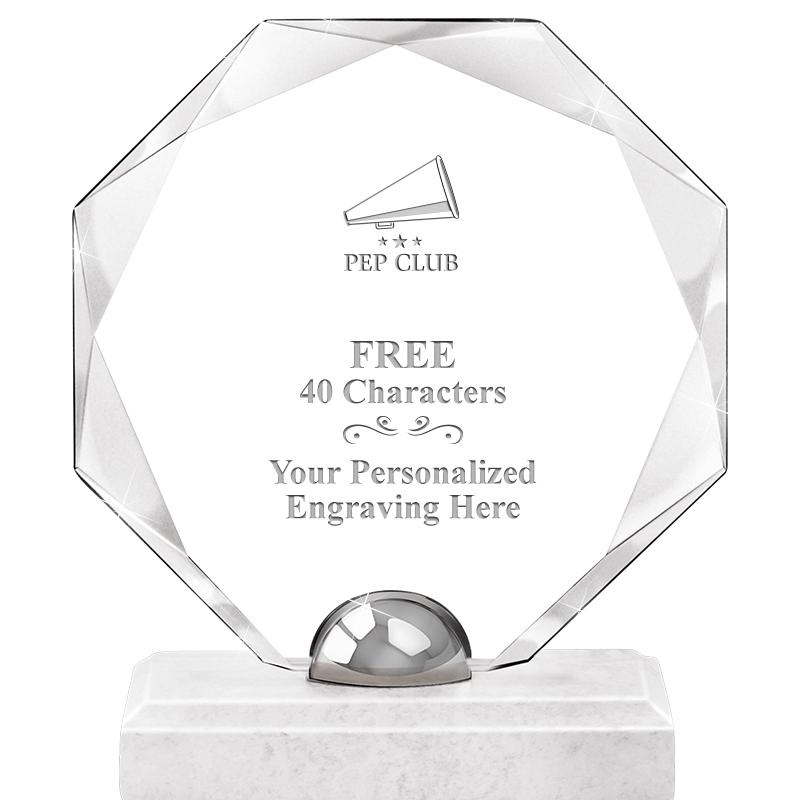 8.25" TURIN OCTAGON CRYSTAL