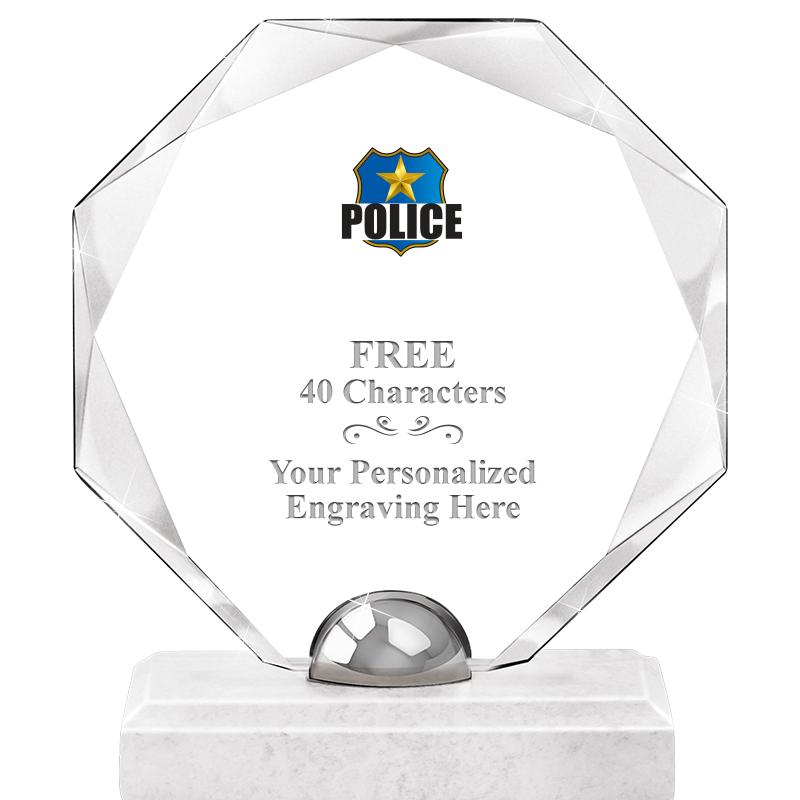 8.25" TURIN OCTAGON CRYSTAL