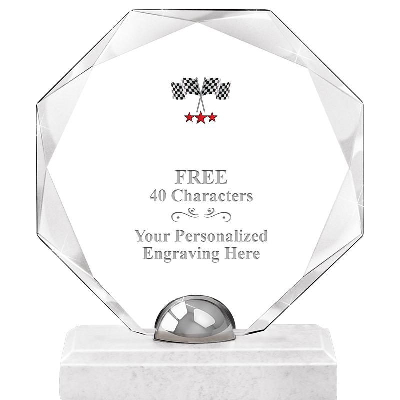 8.25" TURIN OCTAGON CRYSTAL