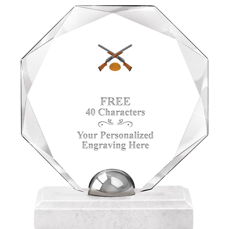 8.25" TURIN OCTAGON CRYSTAL