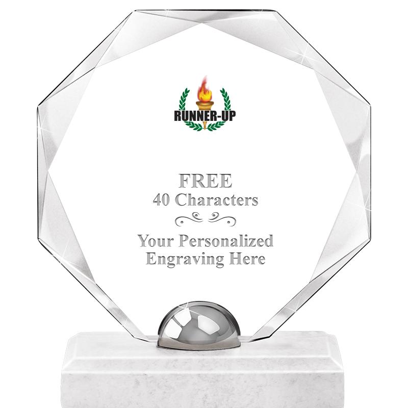 8.25" TURIN OCTAGON CRYSTAL