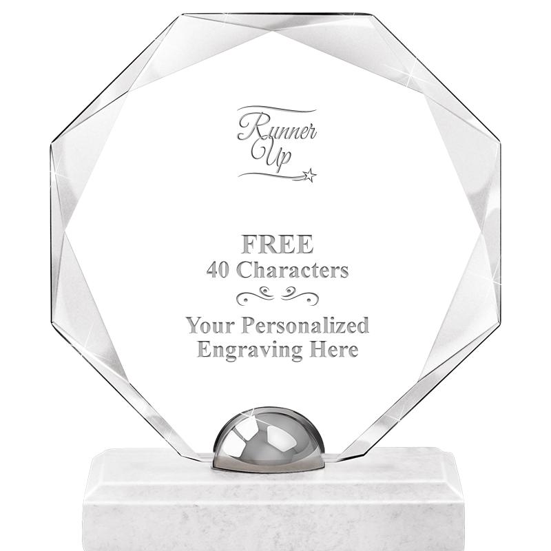 8.25" TURIN OCTAGON CRYSTAL