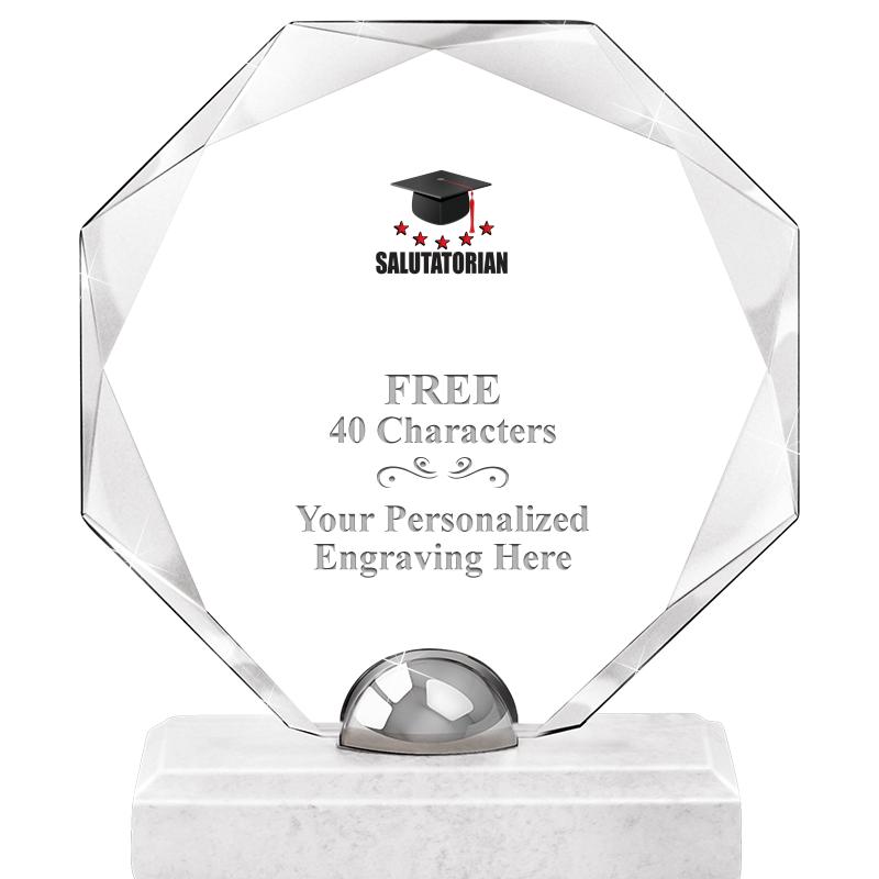 8.25" TURIN OCTAGON CRYSTAL