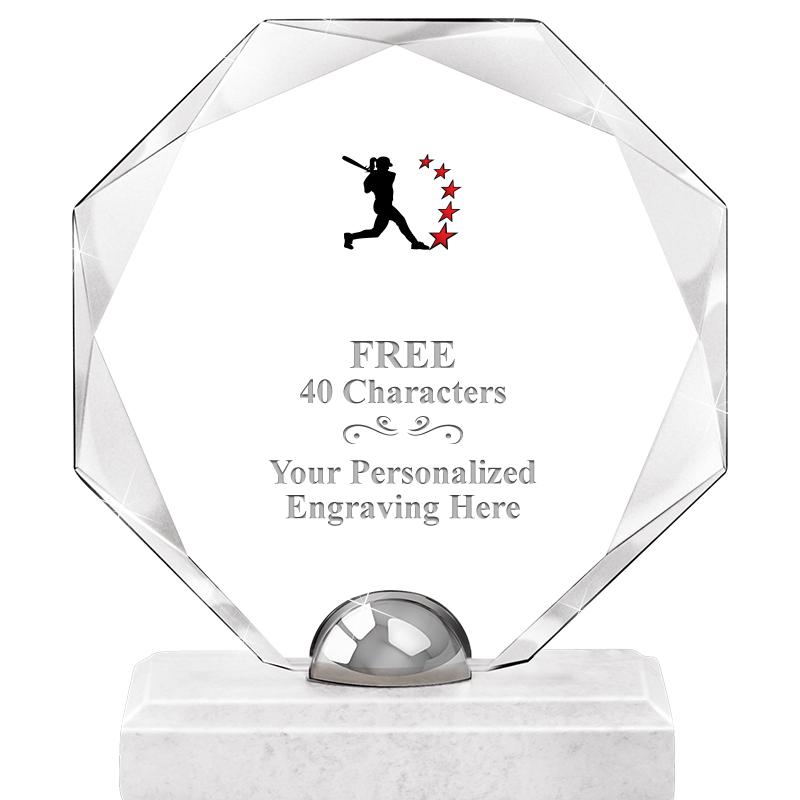 8.25" TURIN OCTAGON CRYSTAL