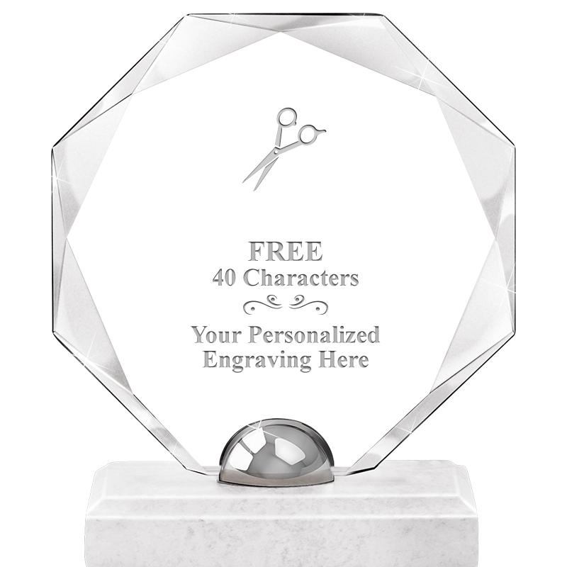 8.25" TURIN OCTAGON CRYSTAL