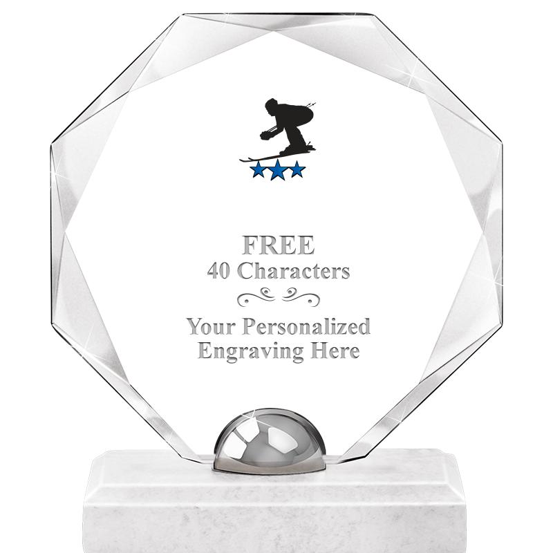 8.25" TURIN OCTAGON CRYSTAL