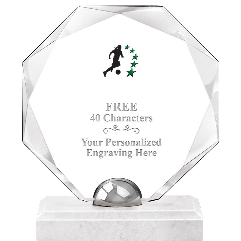 8.25" TURIN OCTAGON CRYSTAL