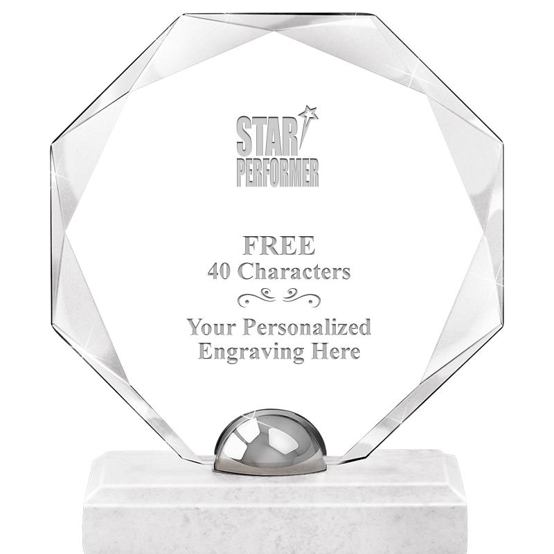 8.25" TURIN OCTAGON CRYSTAL