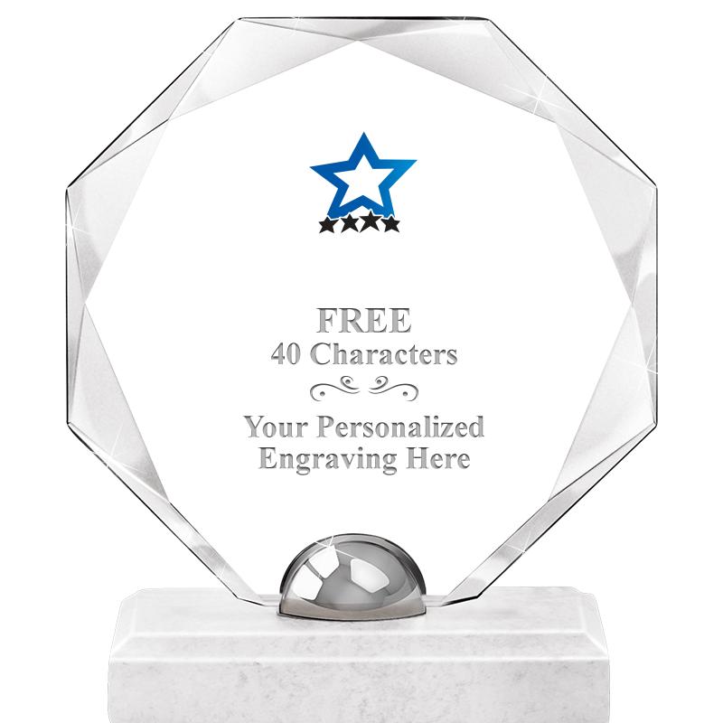 8.25" TURIN OCTAGON CRYSTAL