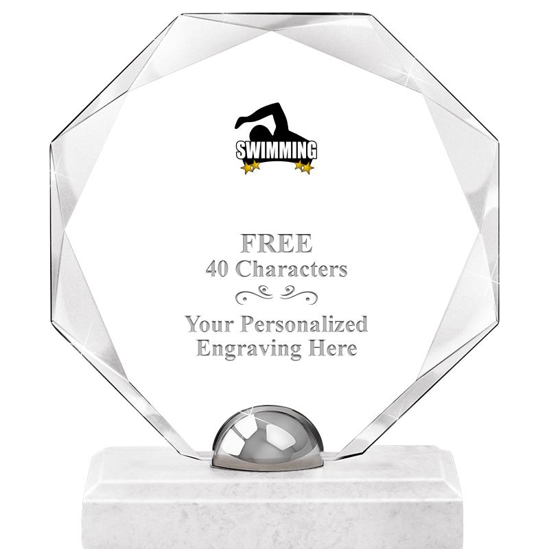 8.25" TURIN OCTAGON CRYSTAL