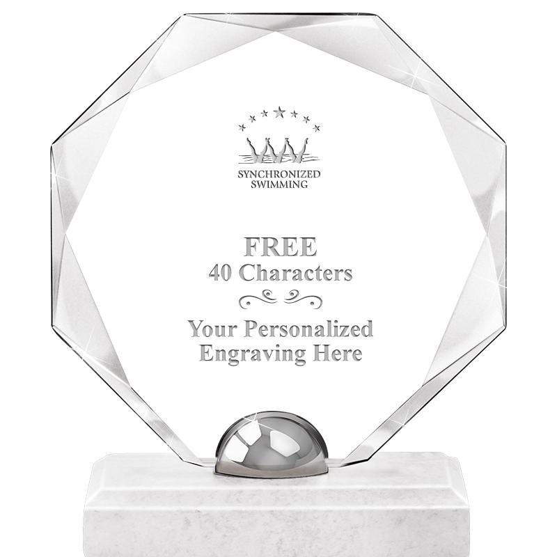 8.25" TURIN OCTAGON CRYSTAL