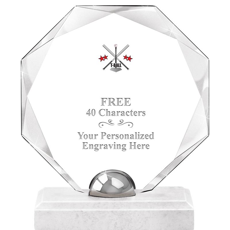 8.25" TURIN OCTAGON CRYSTAL