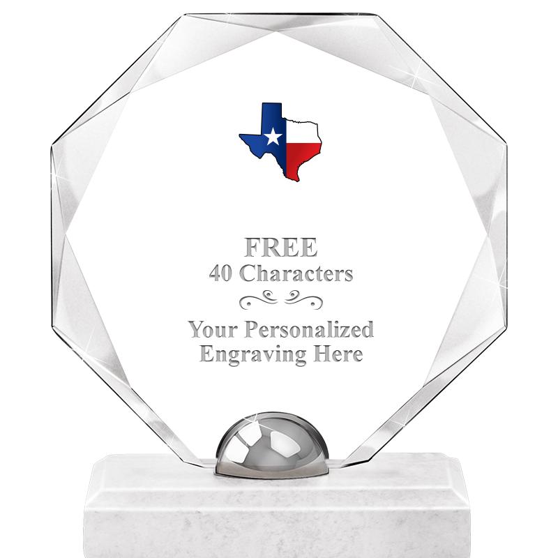 8.25" TURIN OCTAGON CRYSTAL