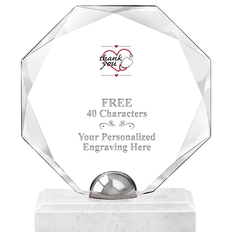 8.25" TURIN OCTAGON CRYSTAL