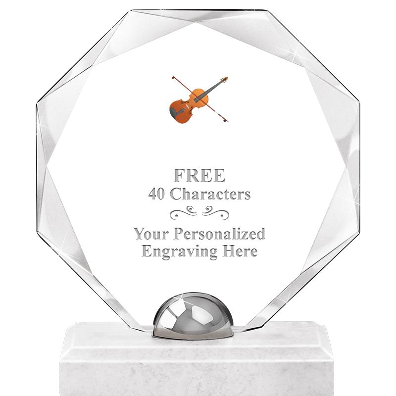 8.25" TURIN OCTAGON CRYSTAL