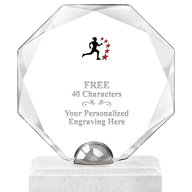 8.25" TURIN OCTAGON CRYSTAL