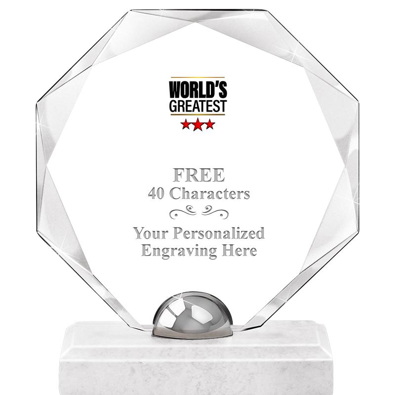 8.25" TURIN OCTAGON CRYSTAL