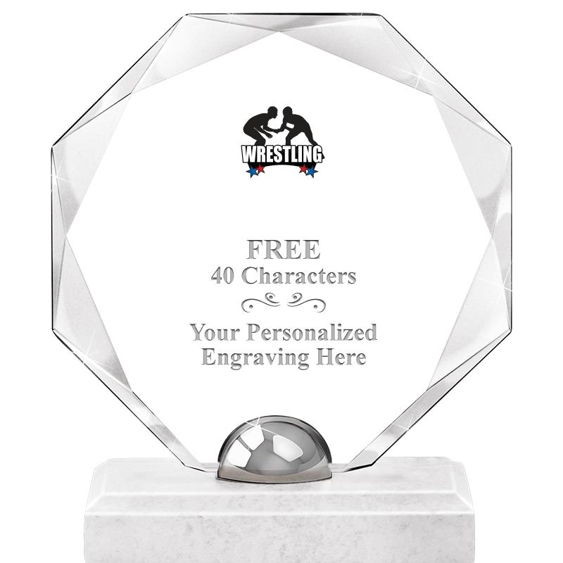 8.25" TURIN OCTAGON CRYSTAL