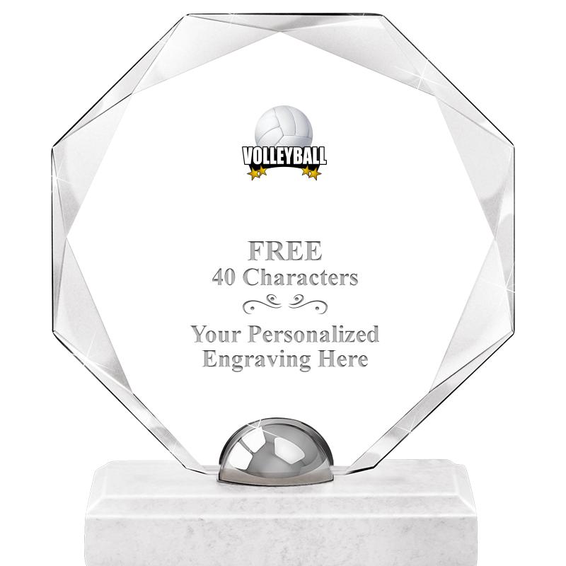 8.25" TURIN OCTAGON CRYSTAL