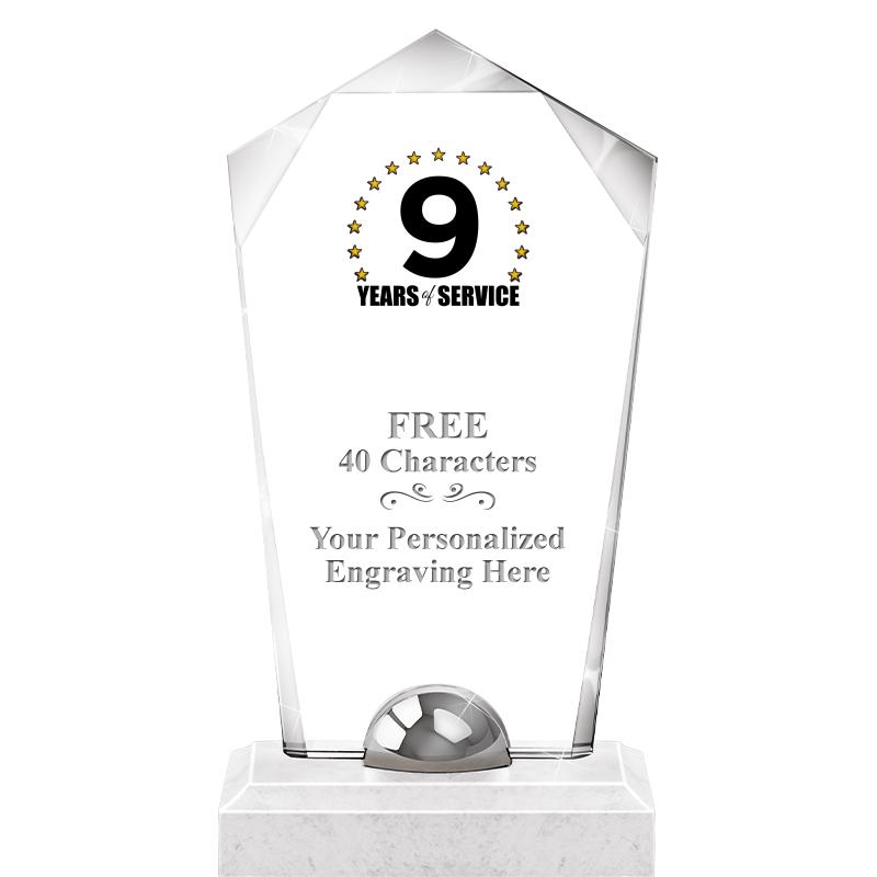 9.5" TURIN POINT CRYSTAL