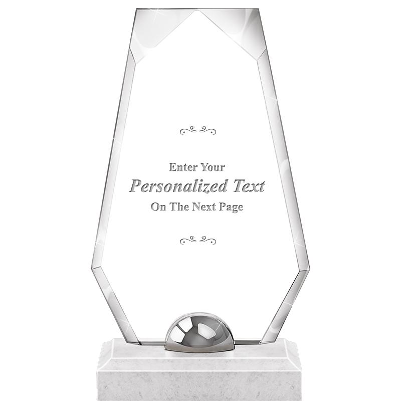 9.5" TURIN TRAPEZOID CRYSTAL