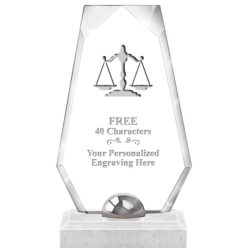 9.5" TURIN TRAPEZOID CRYSTAL