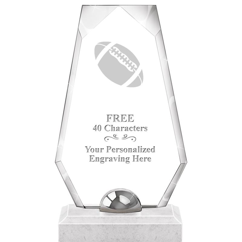 9.5" TURIN TRAPEZOID CRYSTAL