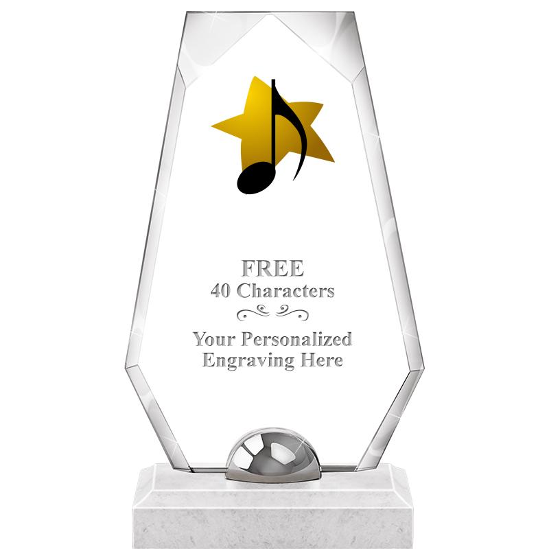 9.5" TURIN TRAPEZOID CRYSTAL