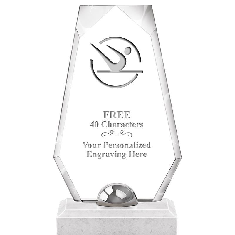 9.5" TURIN TRAPEZOID CRYSTAL