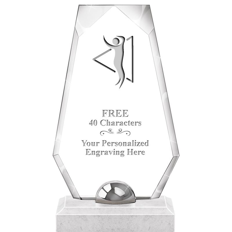 9.5" TURIN TRAPEZOID CRYSTAL