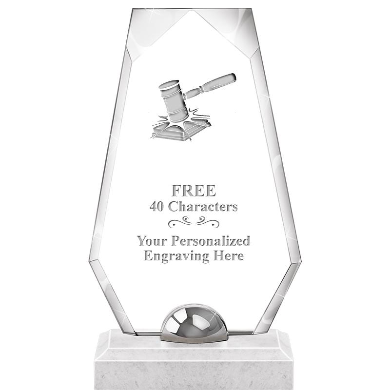 9.5" TURIN TRAPEZOID CRYSTAL