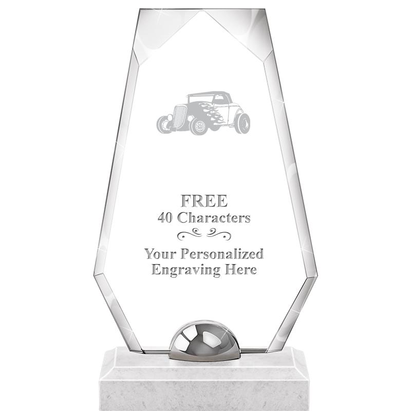 9.5" TURIN TRAPEZOID CRYSTAL