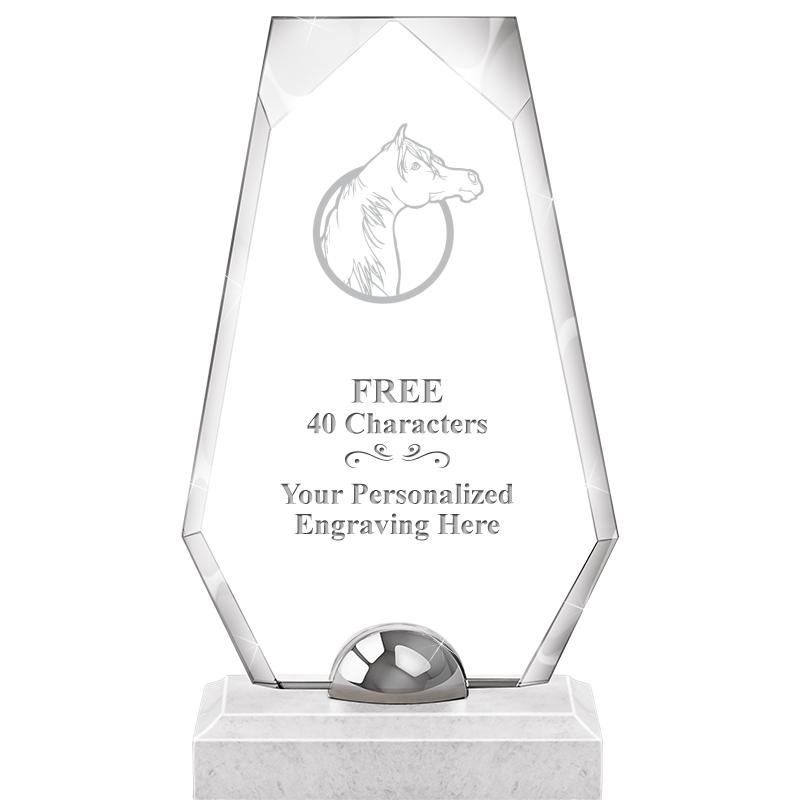 9.5" TURIN TRAPEZOID CRYSTAL