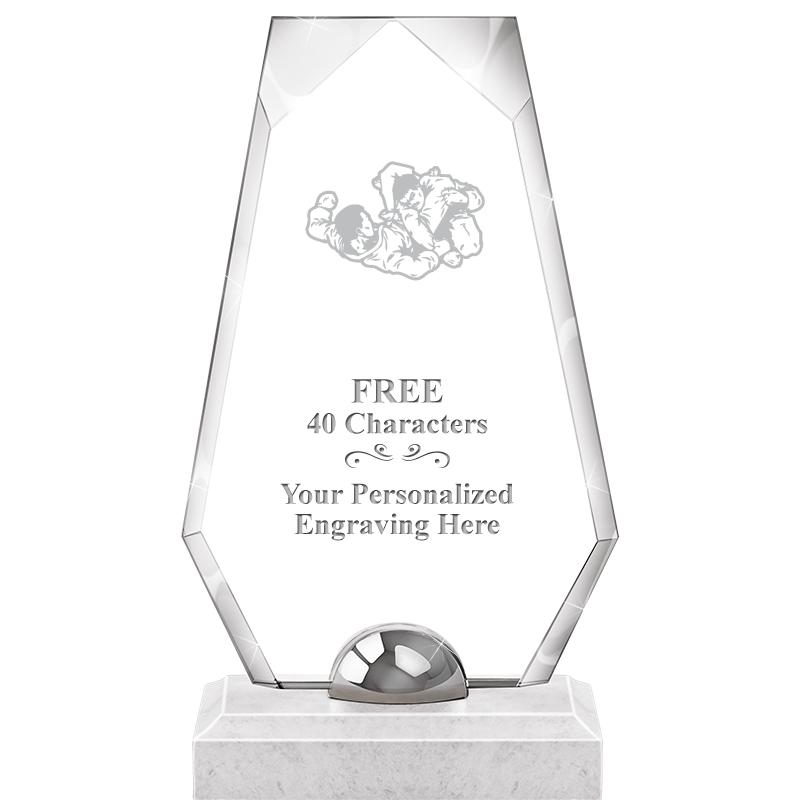 9.5" TURIN TRAPEZOID CRYSTAL