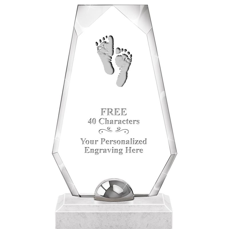 9.5" TURIN TRAPEZOID CRYSTAL