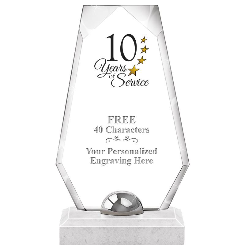 9.5" TURIN TRAPEZOID CRYSTAL