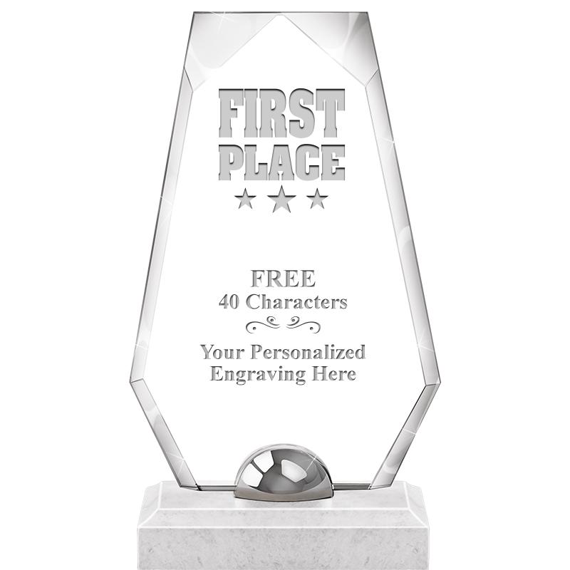 9.5" TURIN TRAPEZOID CRYSTAL