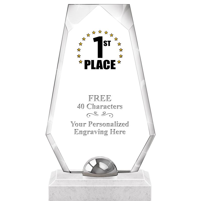 9.5" TURIN TRAPEZOID CRYSTAL