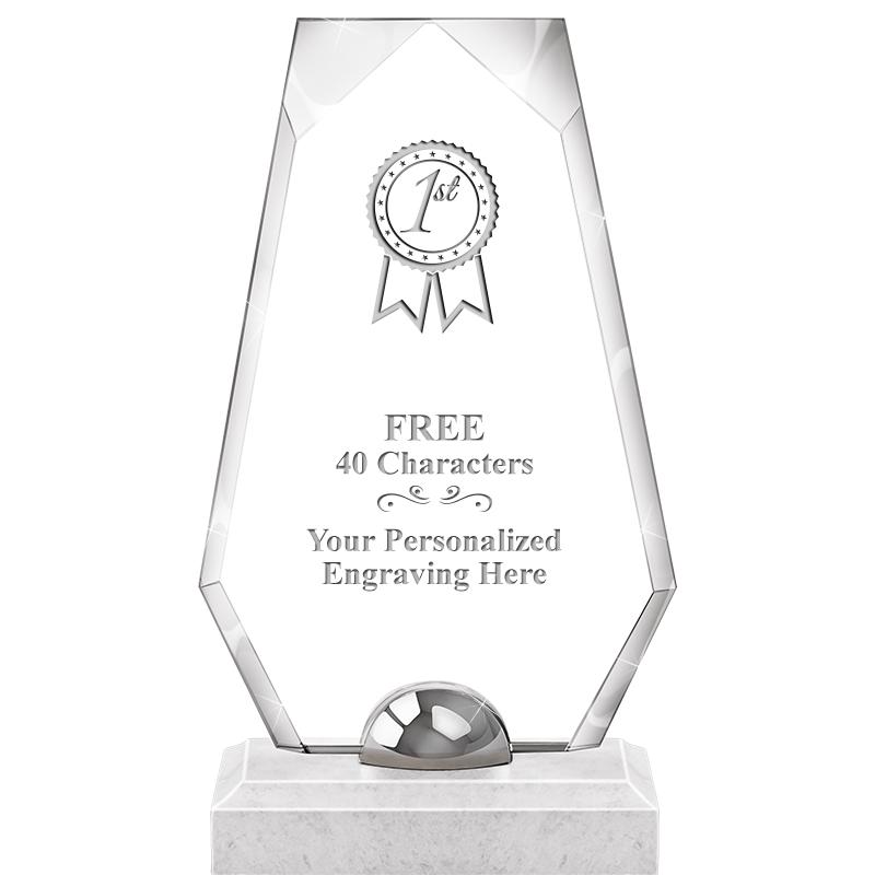 9.5" TURIN TRAPEZOID CRYSTAL