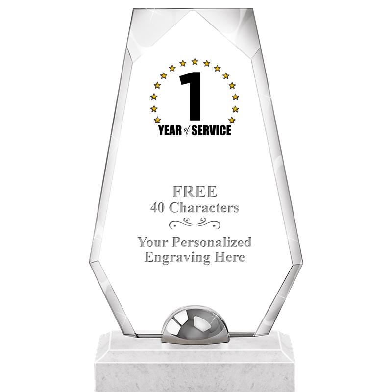 9.5" TURIN TRAPEZOID CRYSTAL