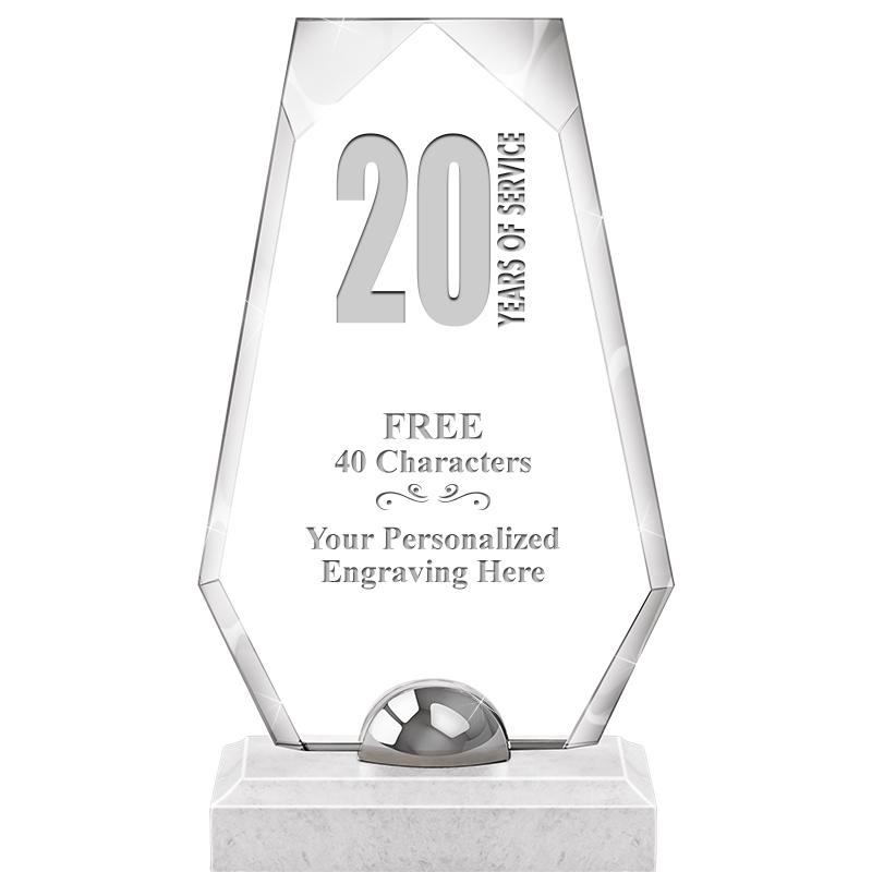 9.5" TURIN TRAPEZOID CRYSTAL