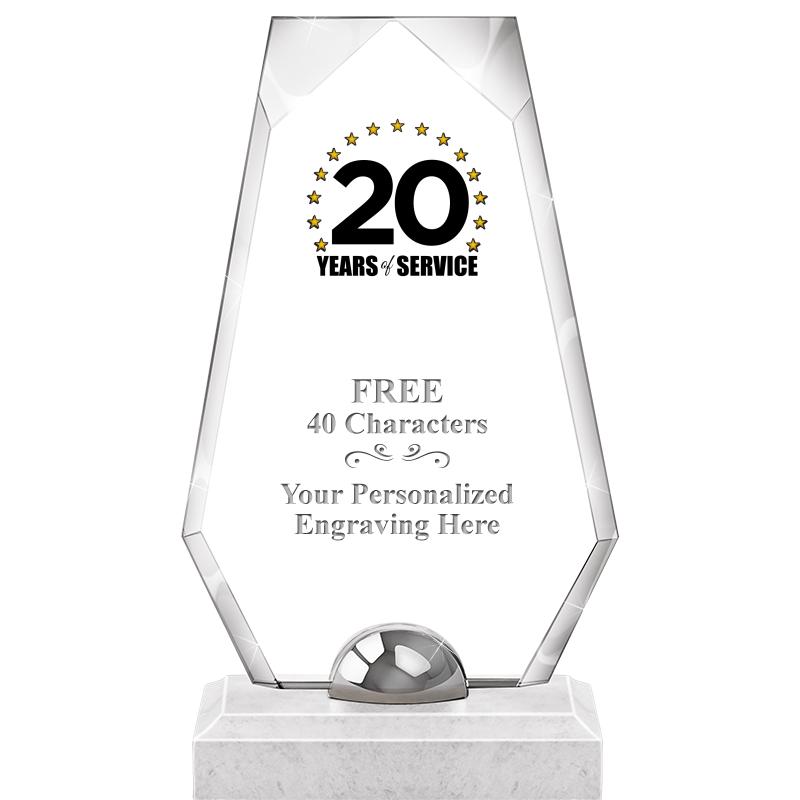 9.5" TURIN TRAPEZOID CRYSTAL