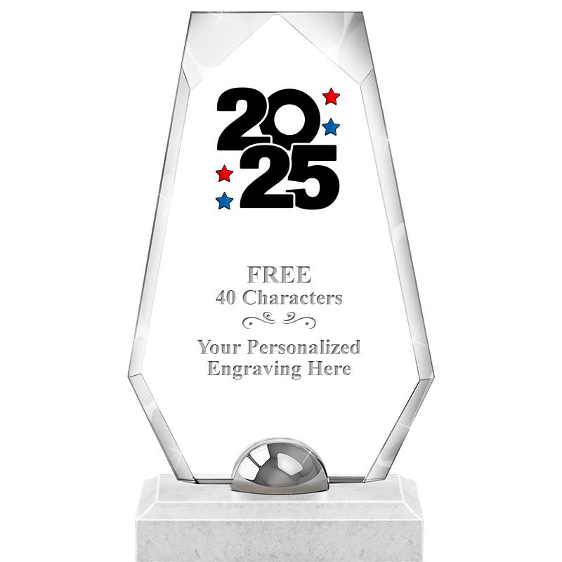 9.5" TURIN TRAPEZOID CRYSTAL