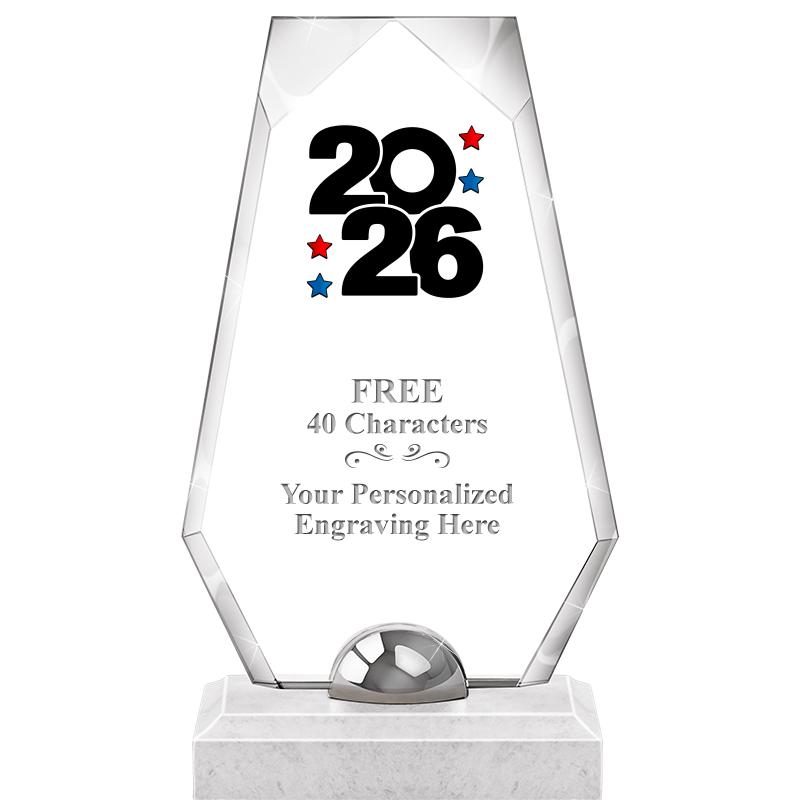 9.5" TURIN TRAPEZOID CRYSTAL