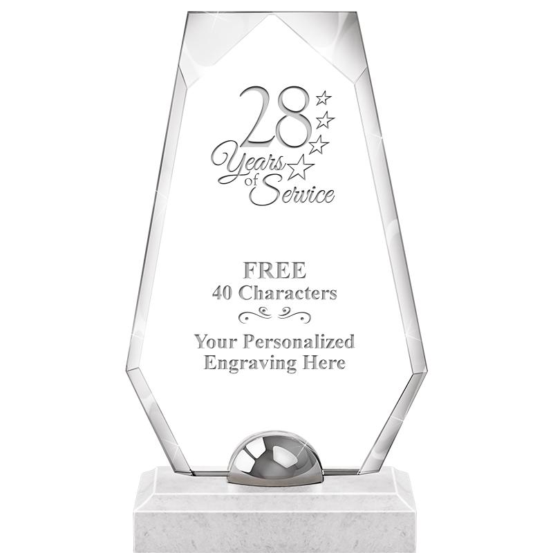 9.5" TURIN TRAPEZOID CRYSTAL