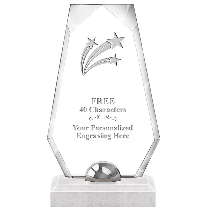 9.5" TURIN TRAPEZOID CRYSTAL