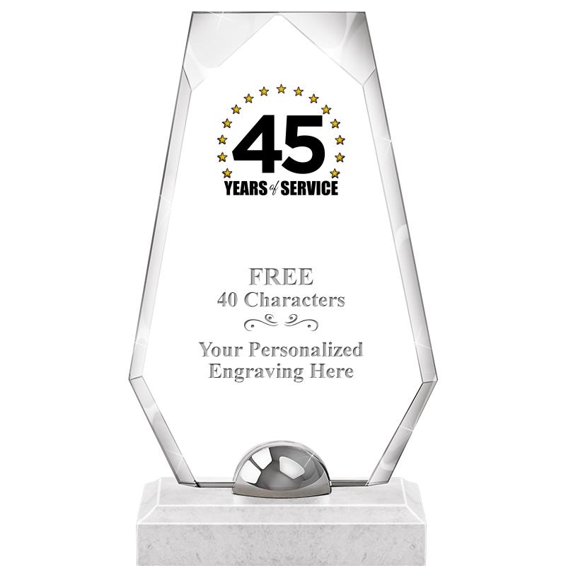 9.5" TURIN TRAPEZOID CRYSTAL