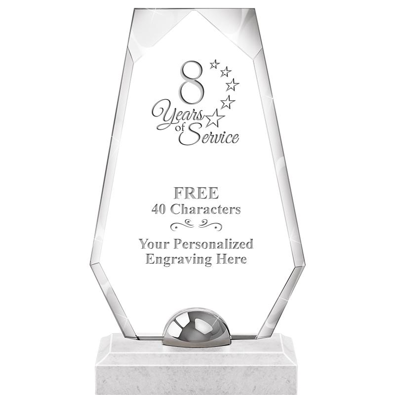 9.5" TURIN TRAPEZOID CRYSTAL