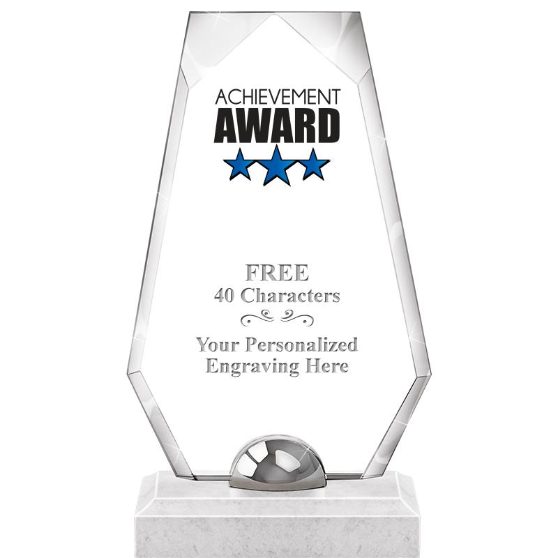 9.5" TURIN TRAPEZOID CRYSTAL